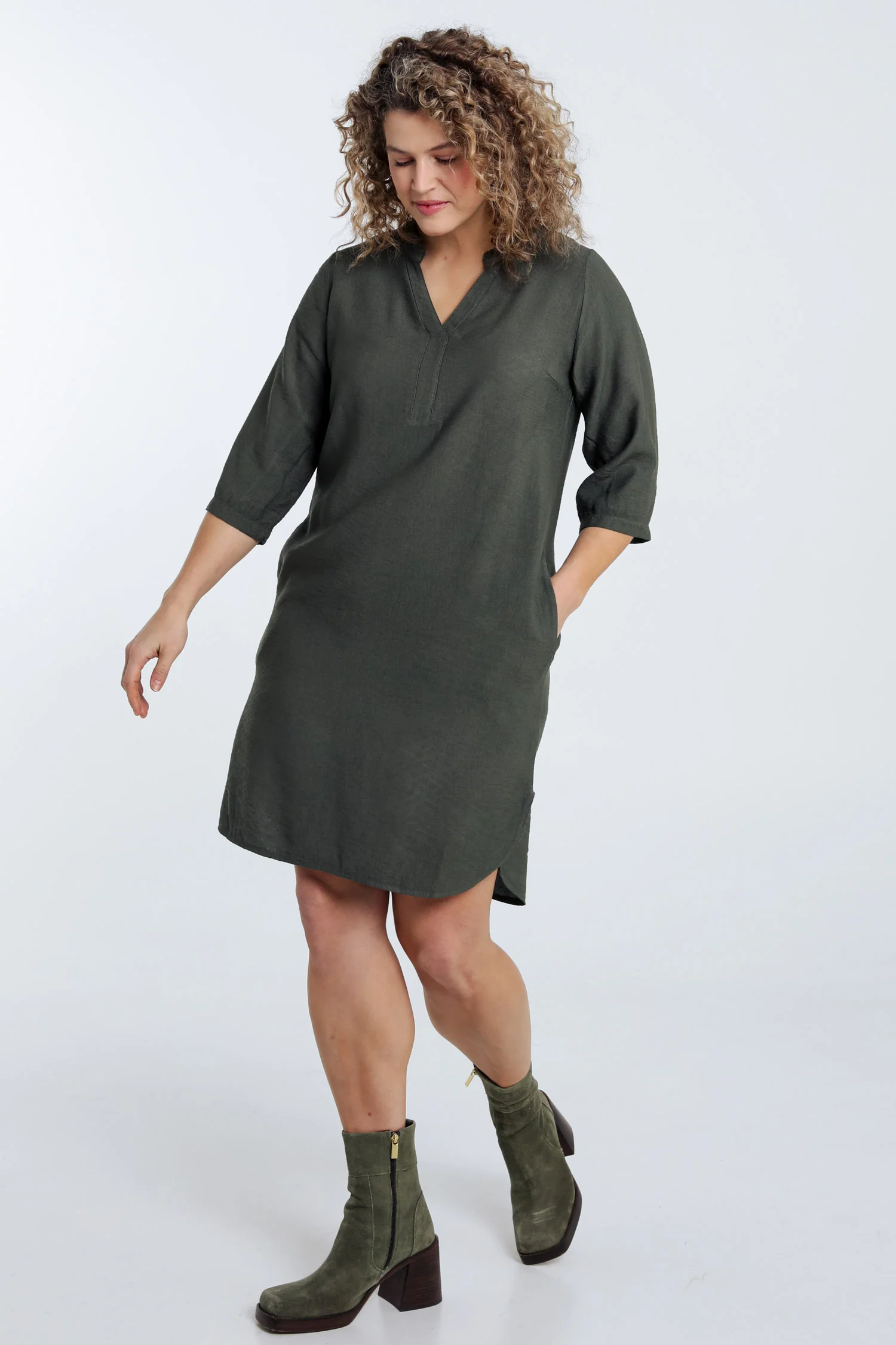 Robe tunique unie - Image 30