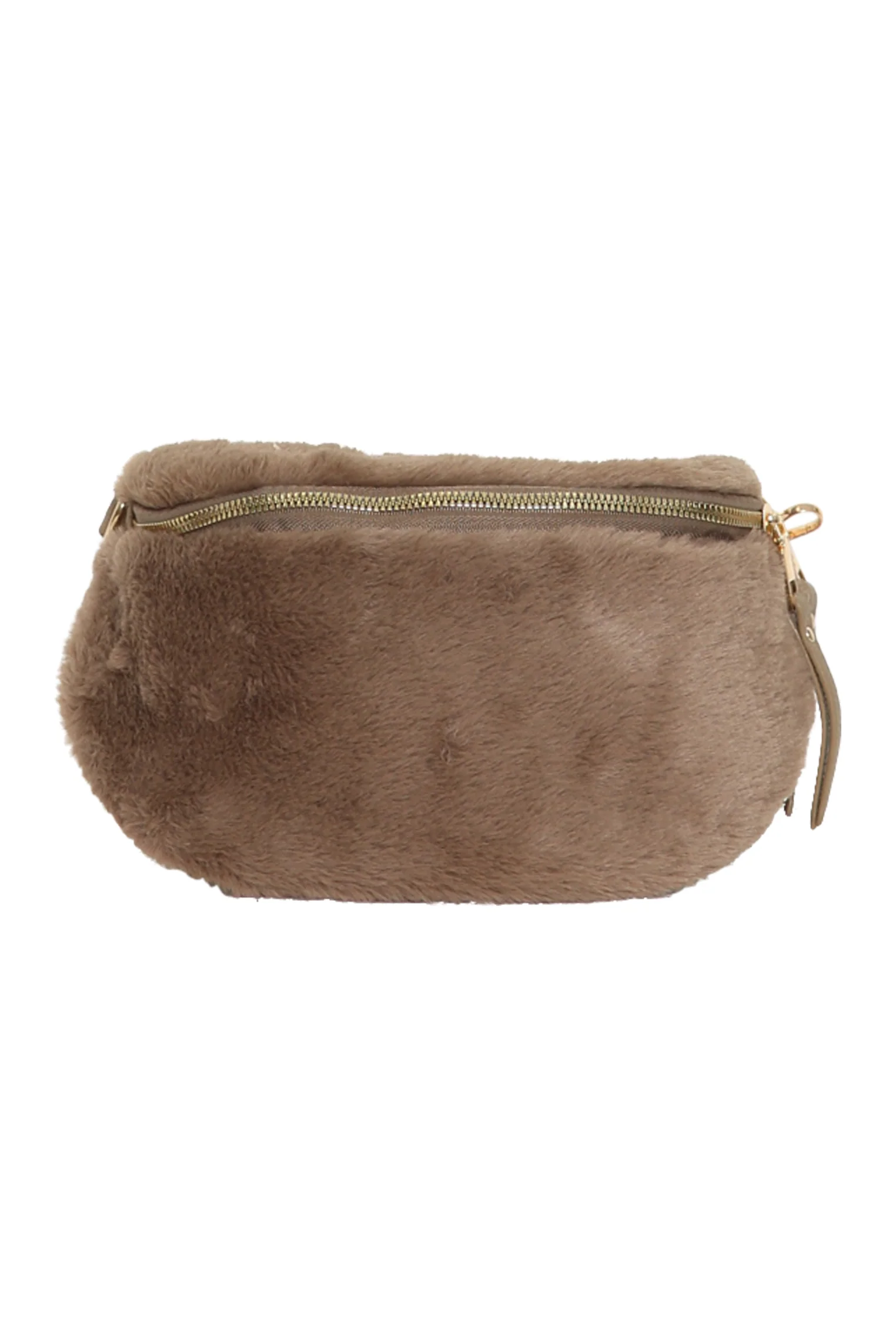 Sac banane en fausse fourrure