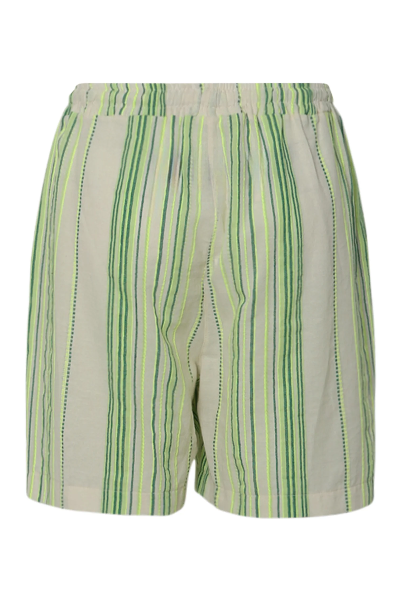 Short en coton à rayures fluo - Image 3