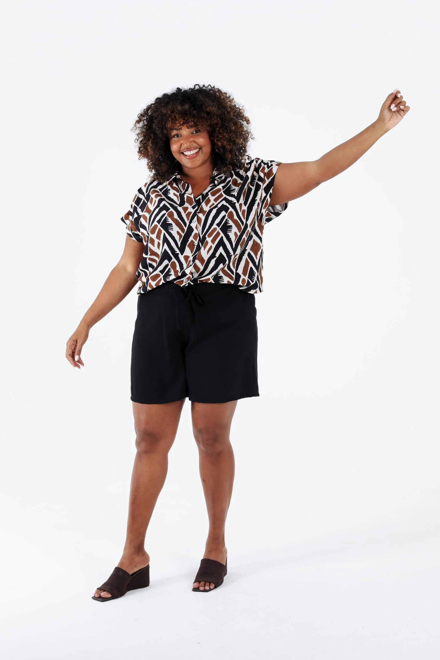 Short en viscose uni - Image 8