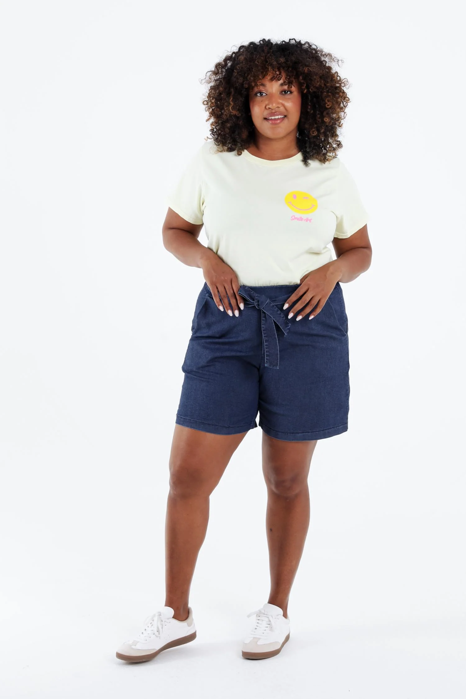 Short large en jeans uni - Image 8