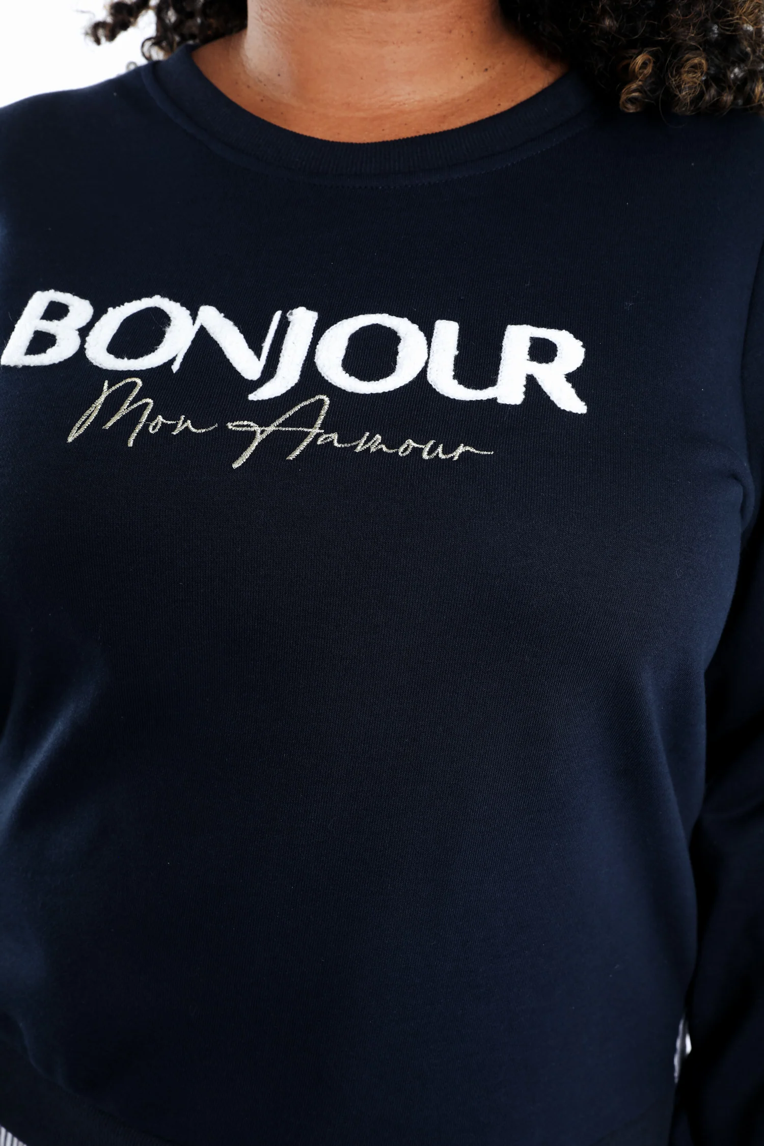 Sweat Bonjour avec fausse chemise - Image 3