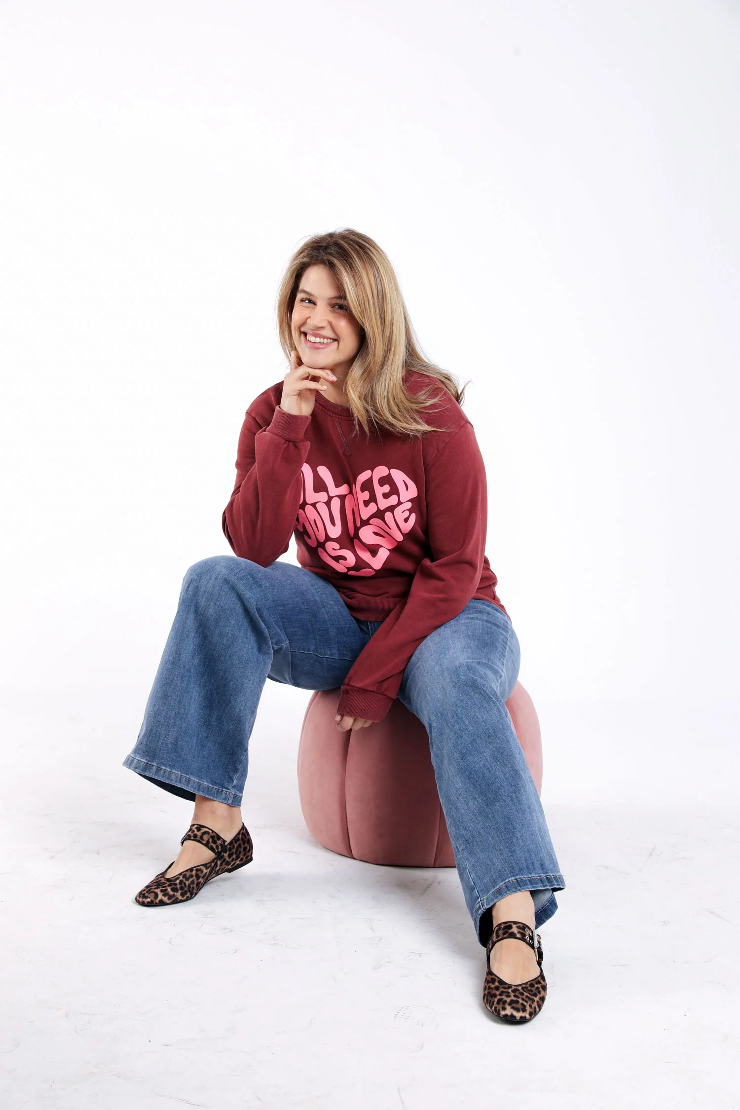 Sweat coeur avec message - Image 6