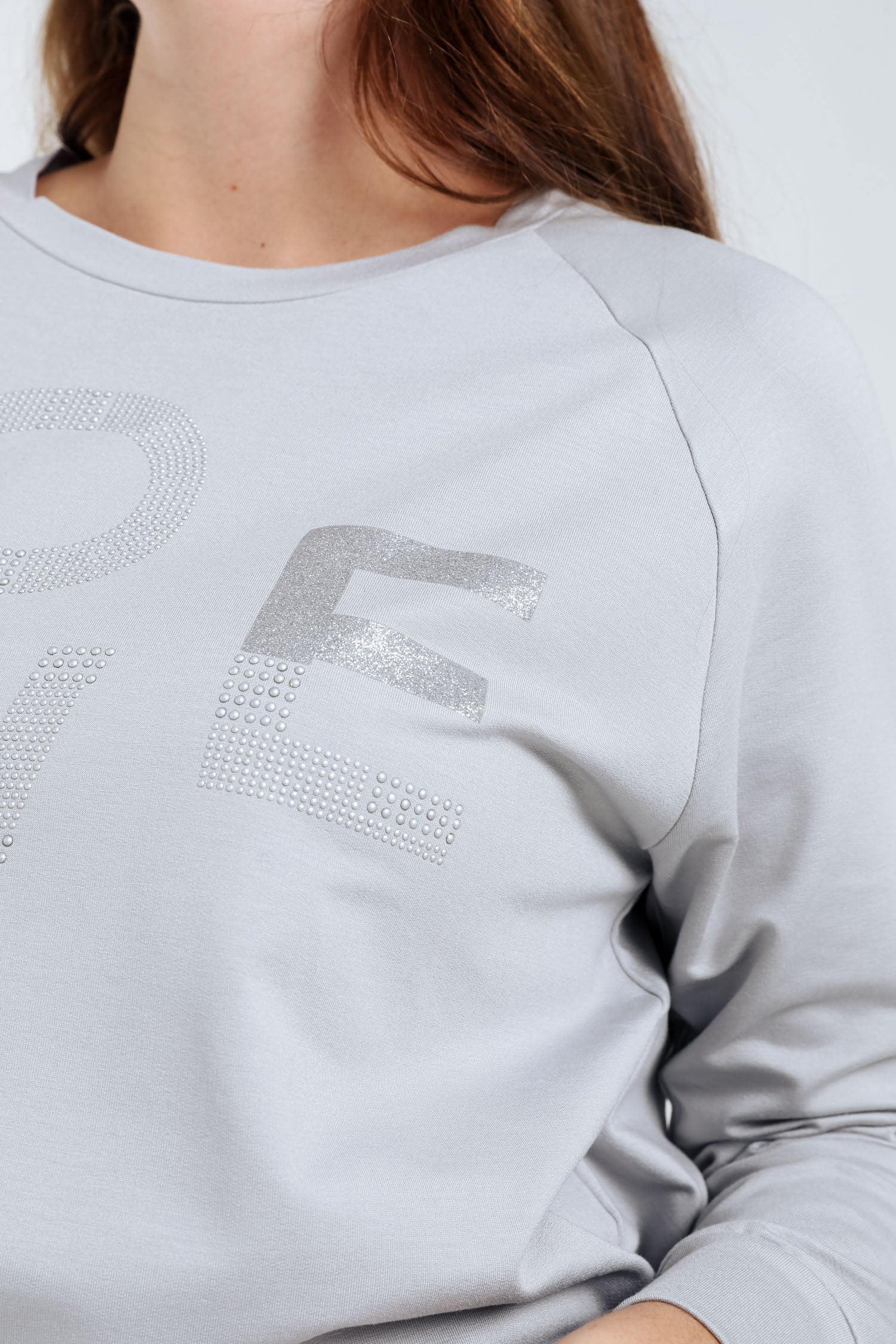 Sweat en molleton "Love" avec strass - Image 6