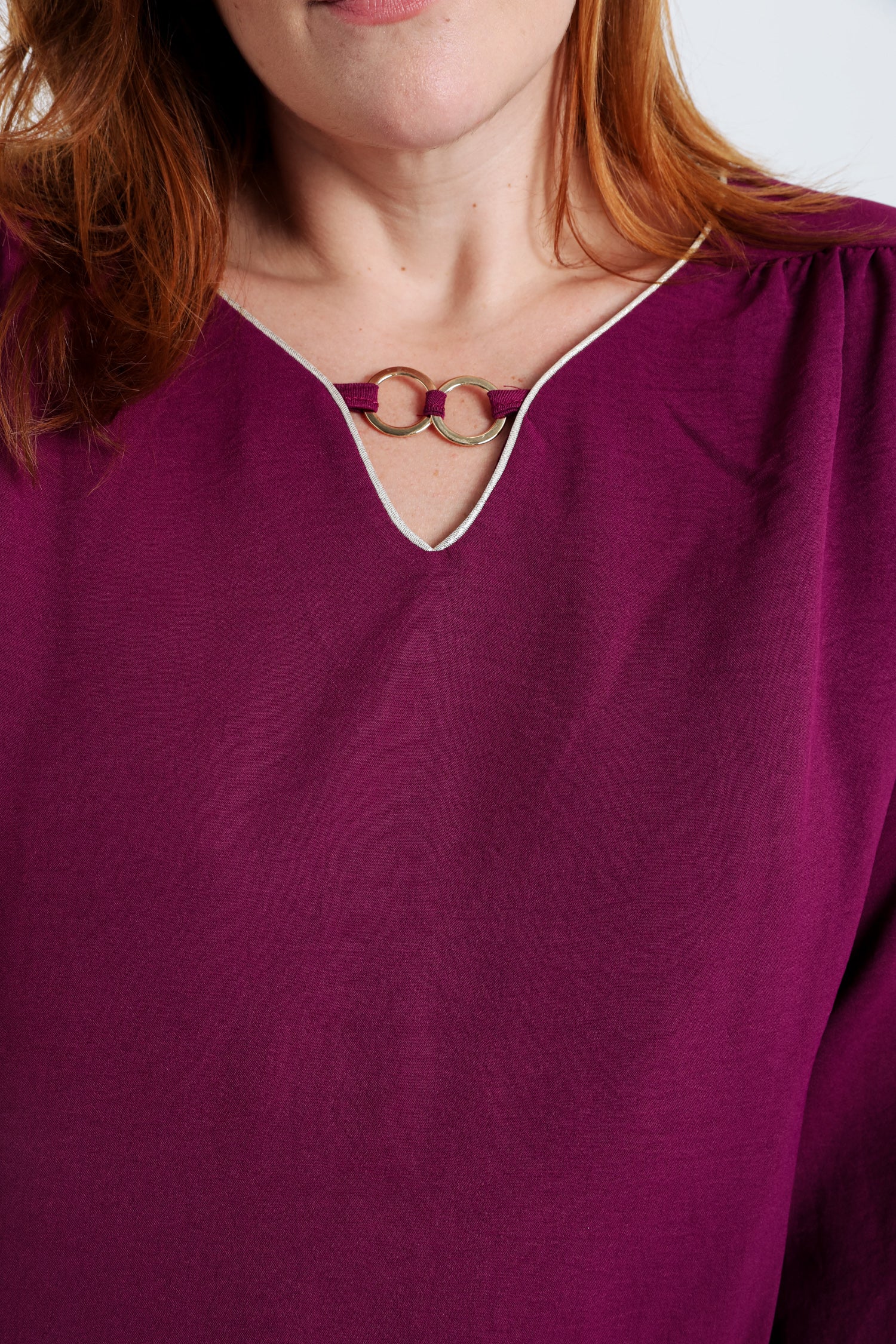 T-shirt avec lurex et bijou - Image 15