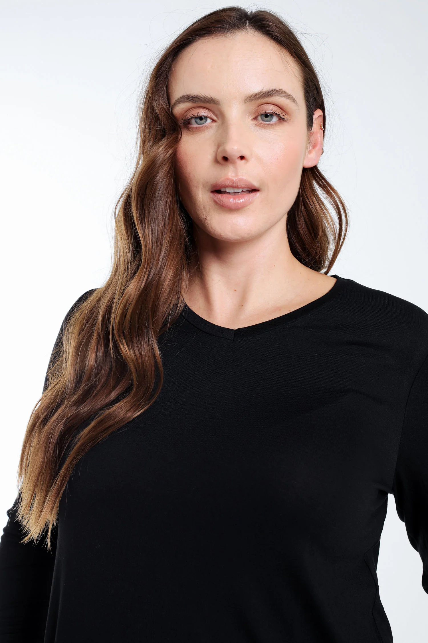 T-shirt basique uni en viscose - Image 14