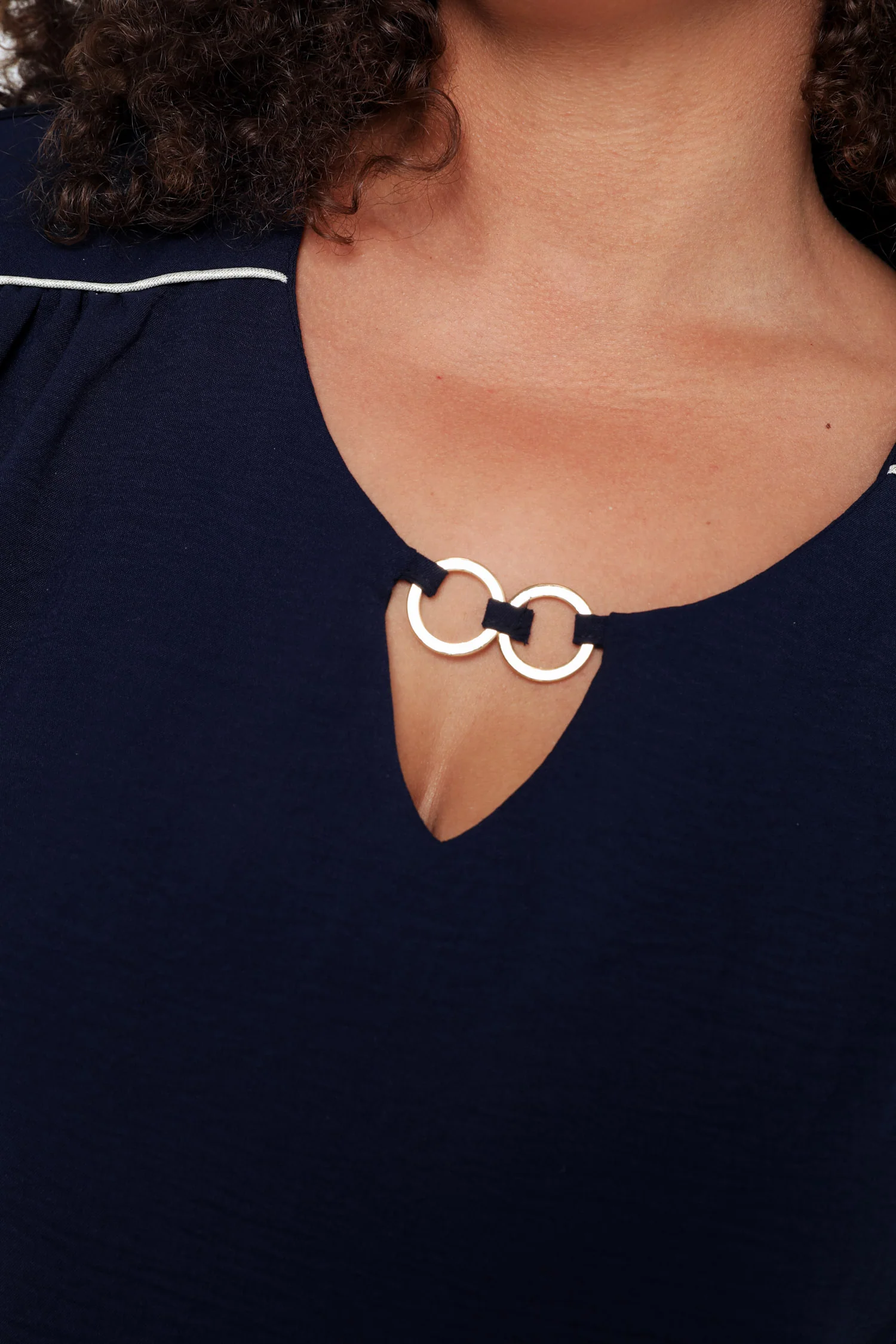 T-shirt bi-matière uni - Image 15