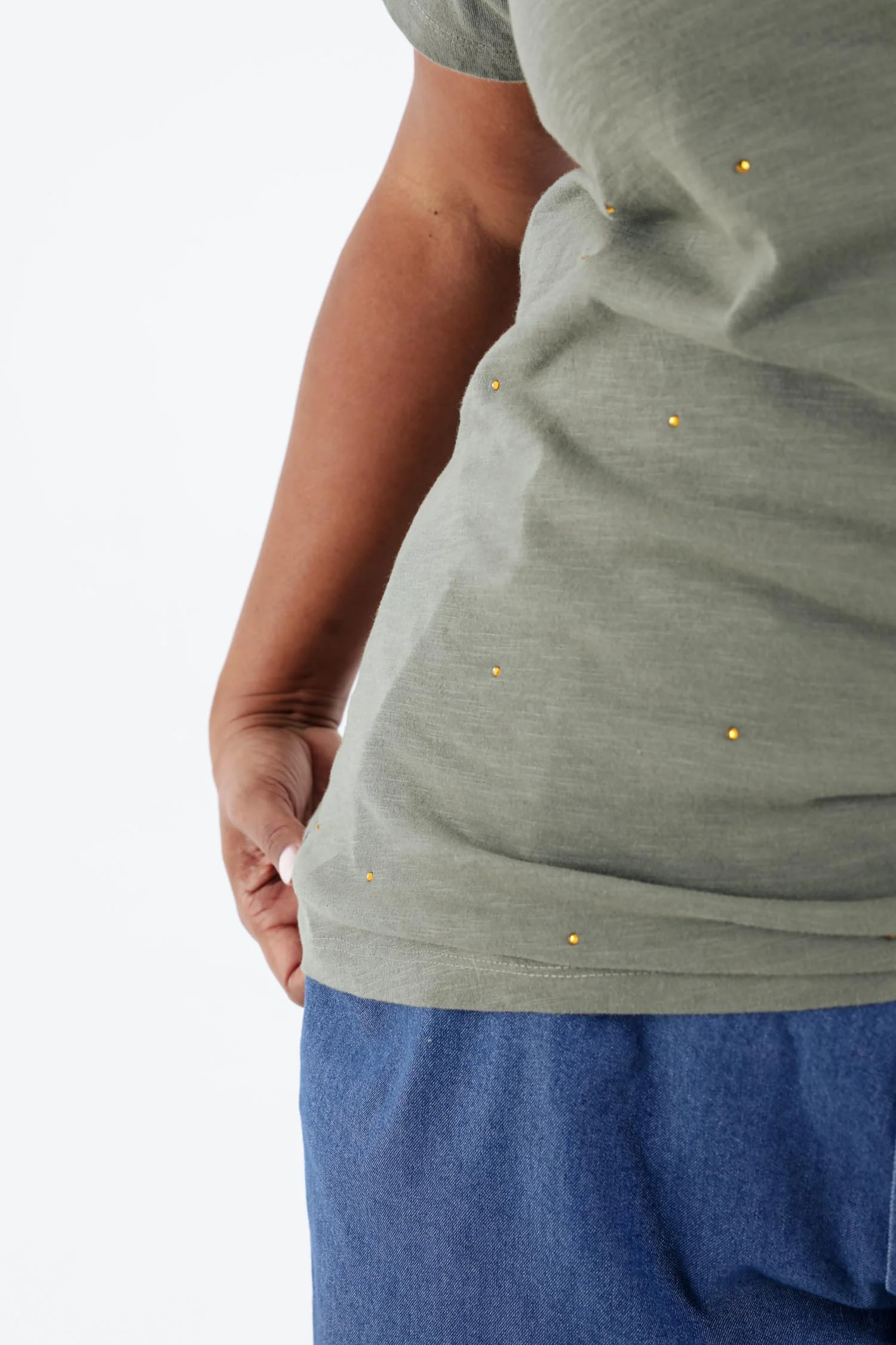 T-shirt en coton avec palmier en sequins - Image 20