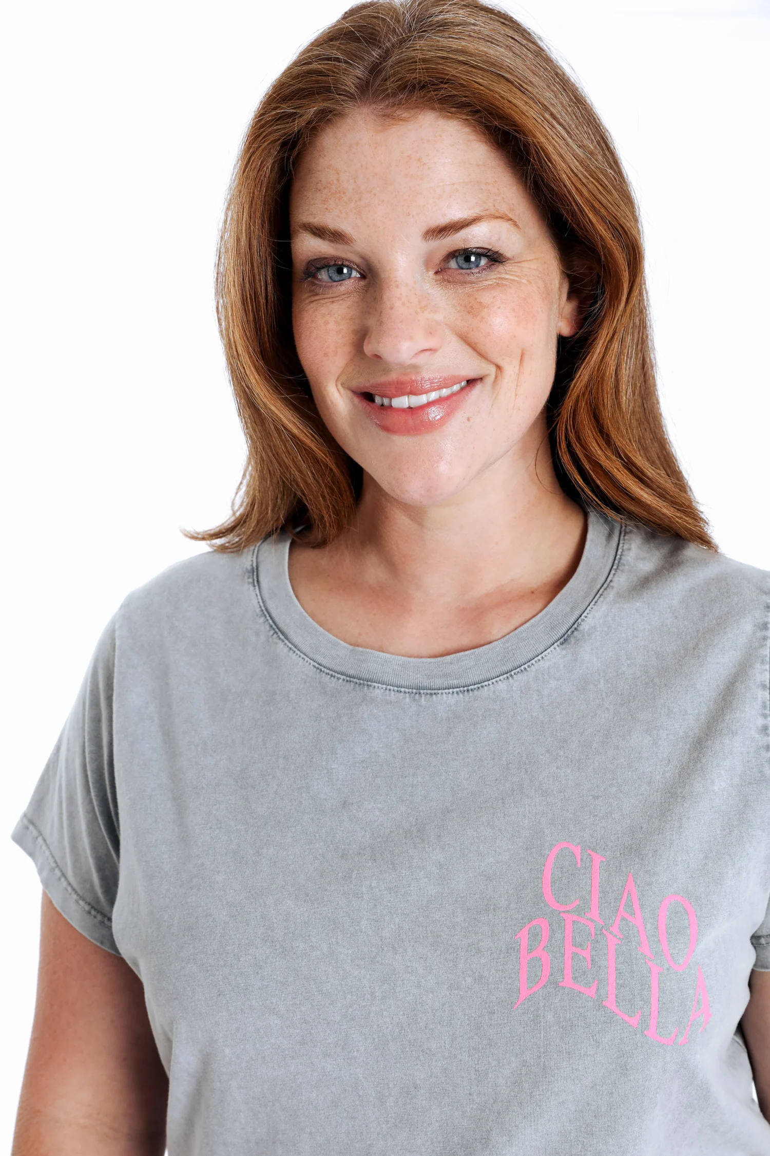 T-shirt en coton imprimé Ciao Bella - Image 3
