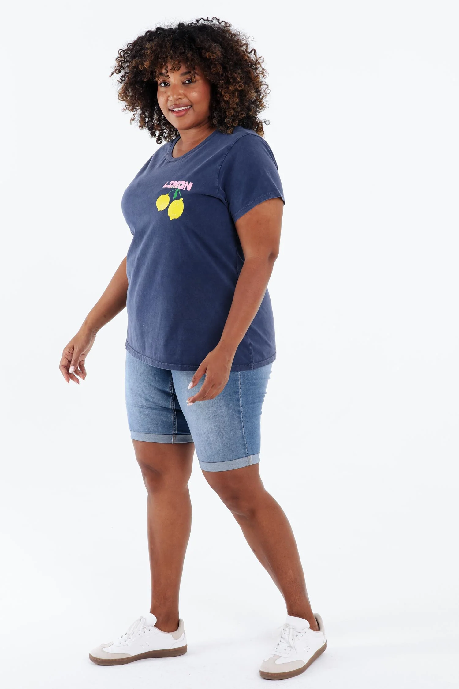 T-shirt en coton imprimé citrons - Image 8