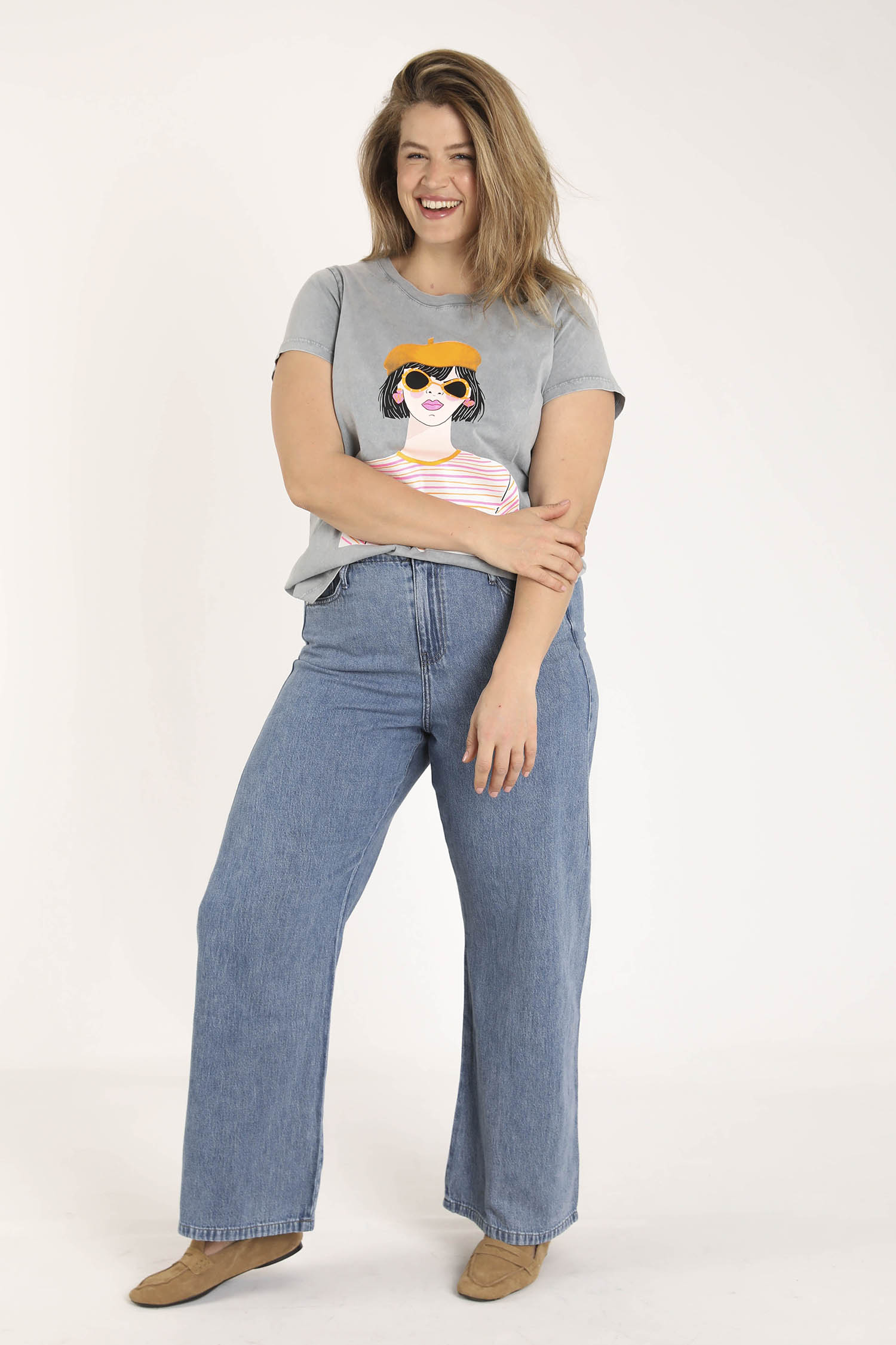 T-shirt en coton imprimé femme - Image 7