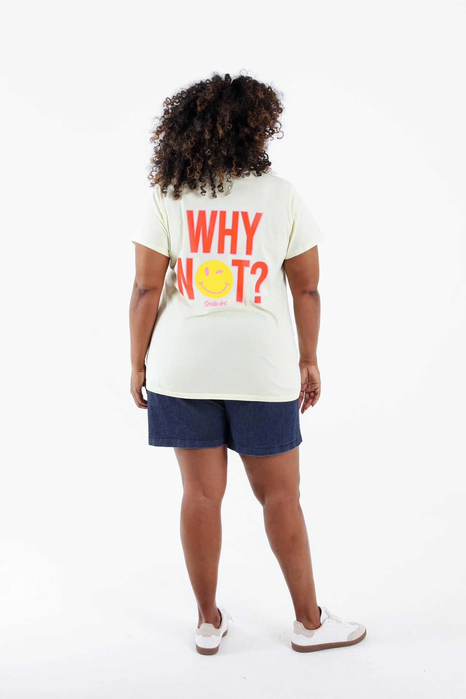 T-shirt en coton imprimé smile - Image 2