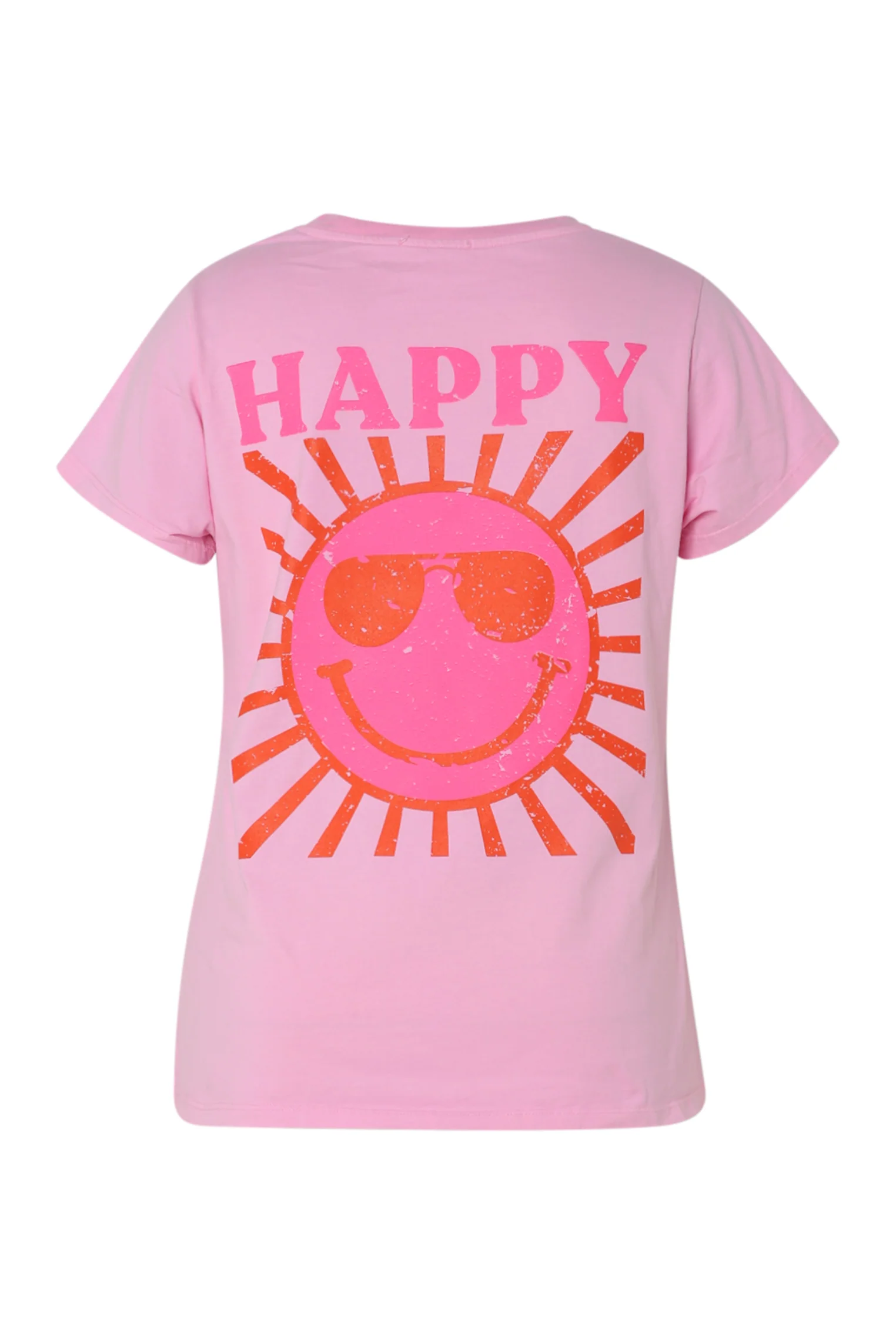 T-shirt en coton uni avec imprimé soleil - Image 11