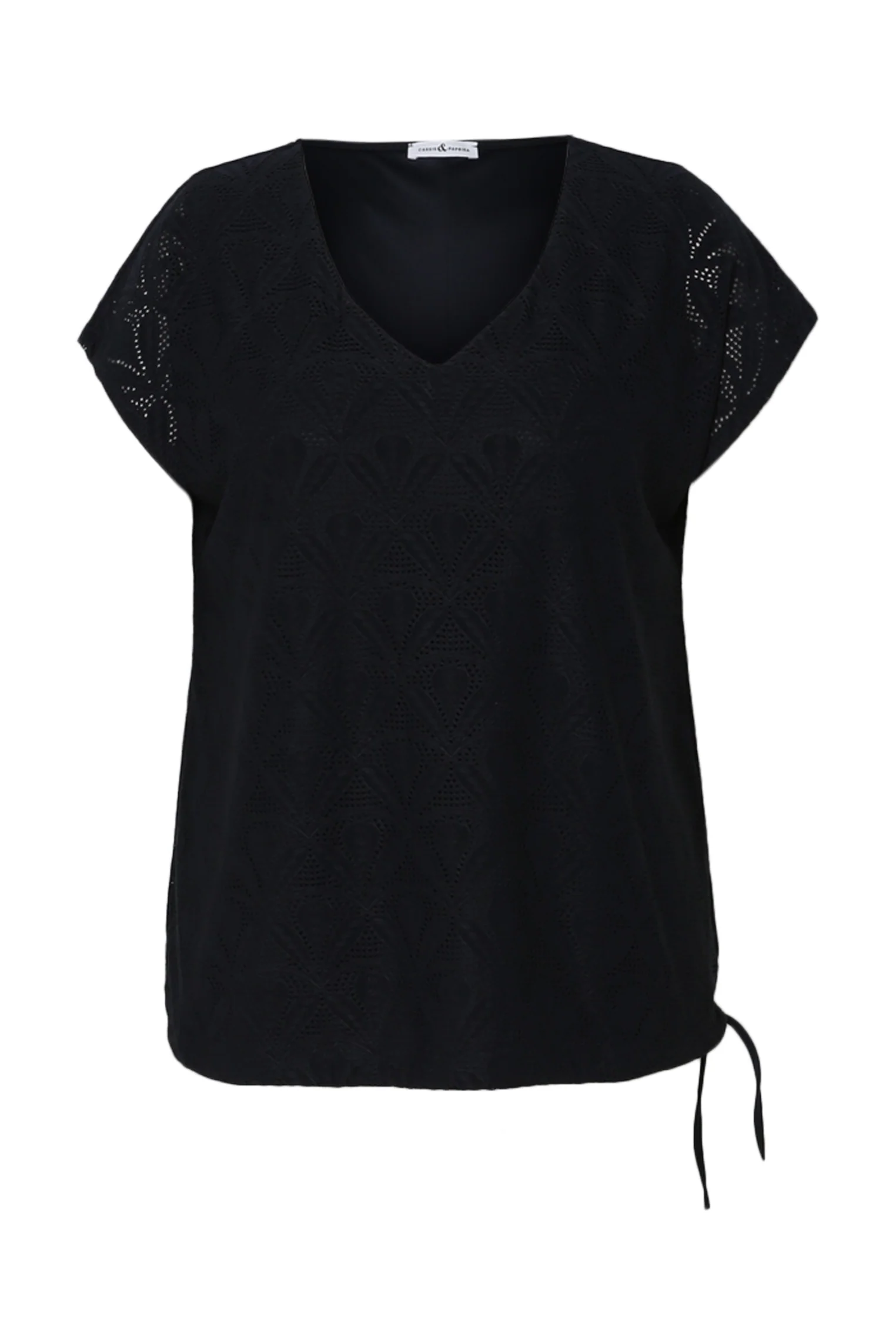 T-shirt en dentelle uni avec dessin floral - Image 21