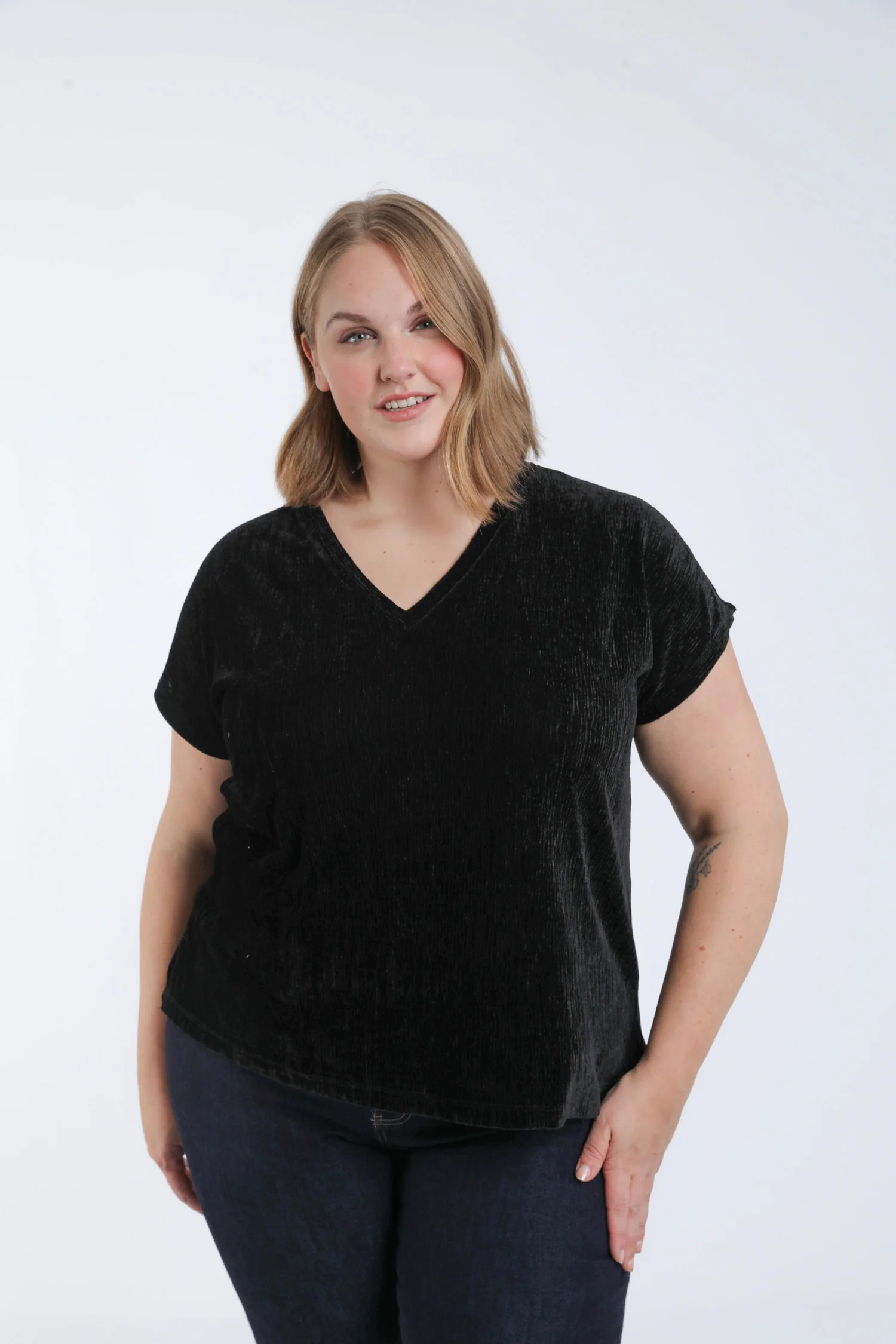 T-shirt en velours