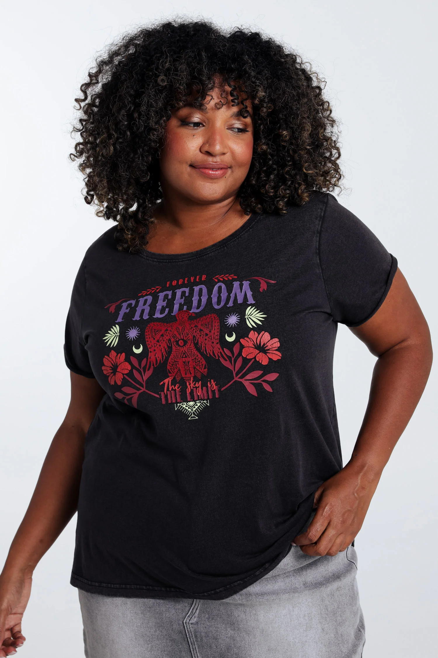T-shirt Freedom en coton