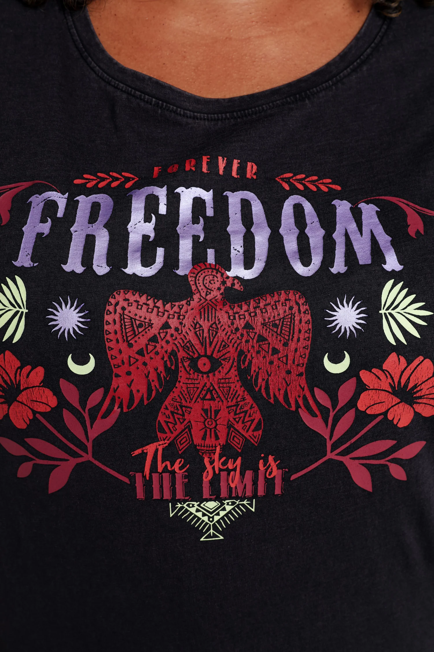 T-shirt Freedom en coton - Image 4