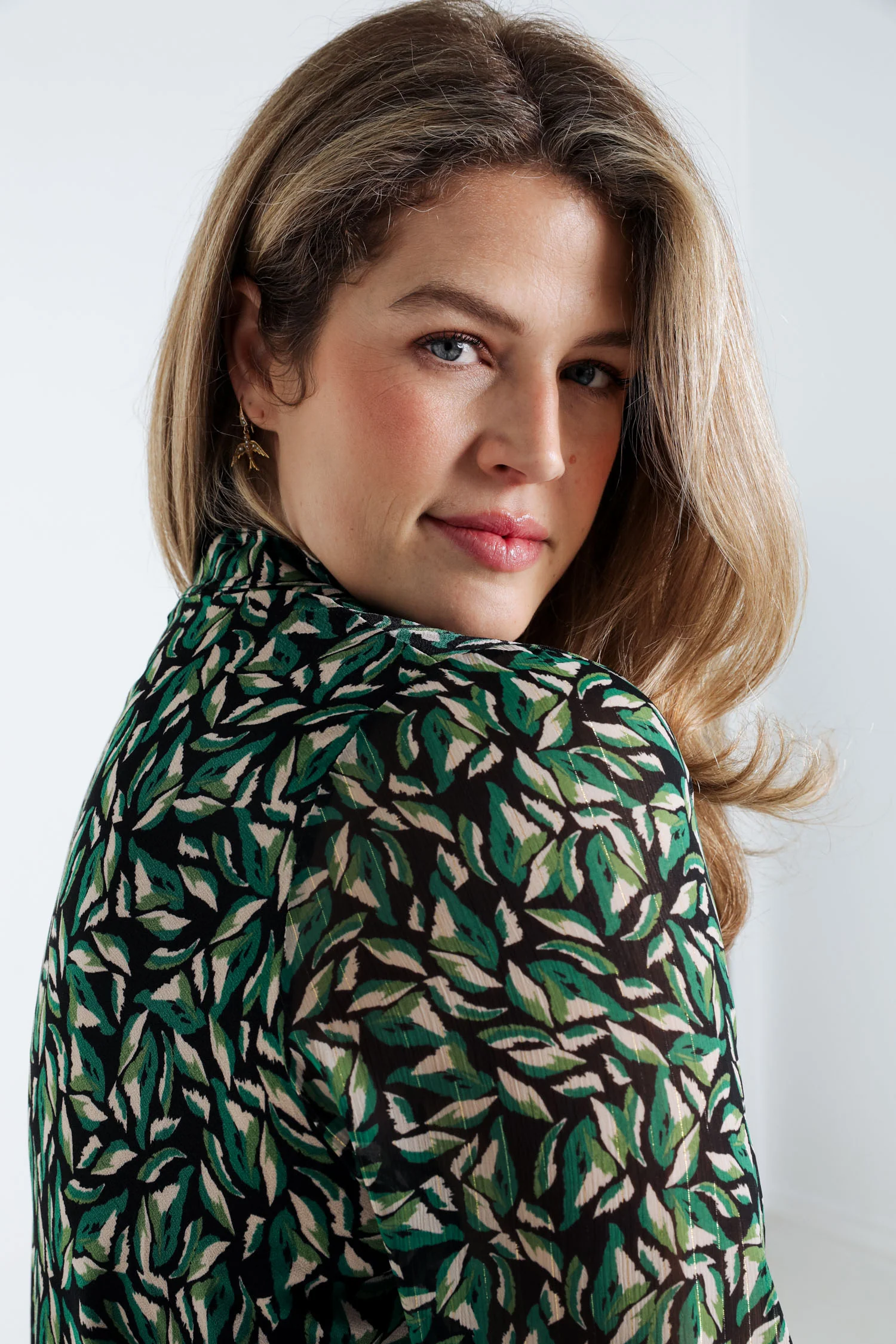 T-shirt imprimé feuilles - Image 6