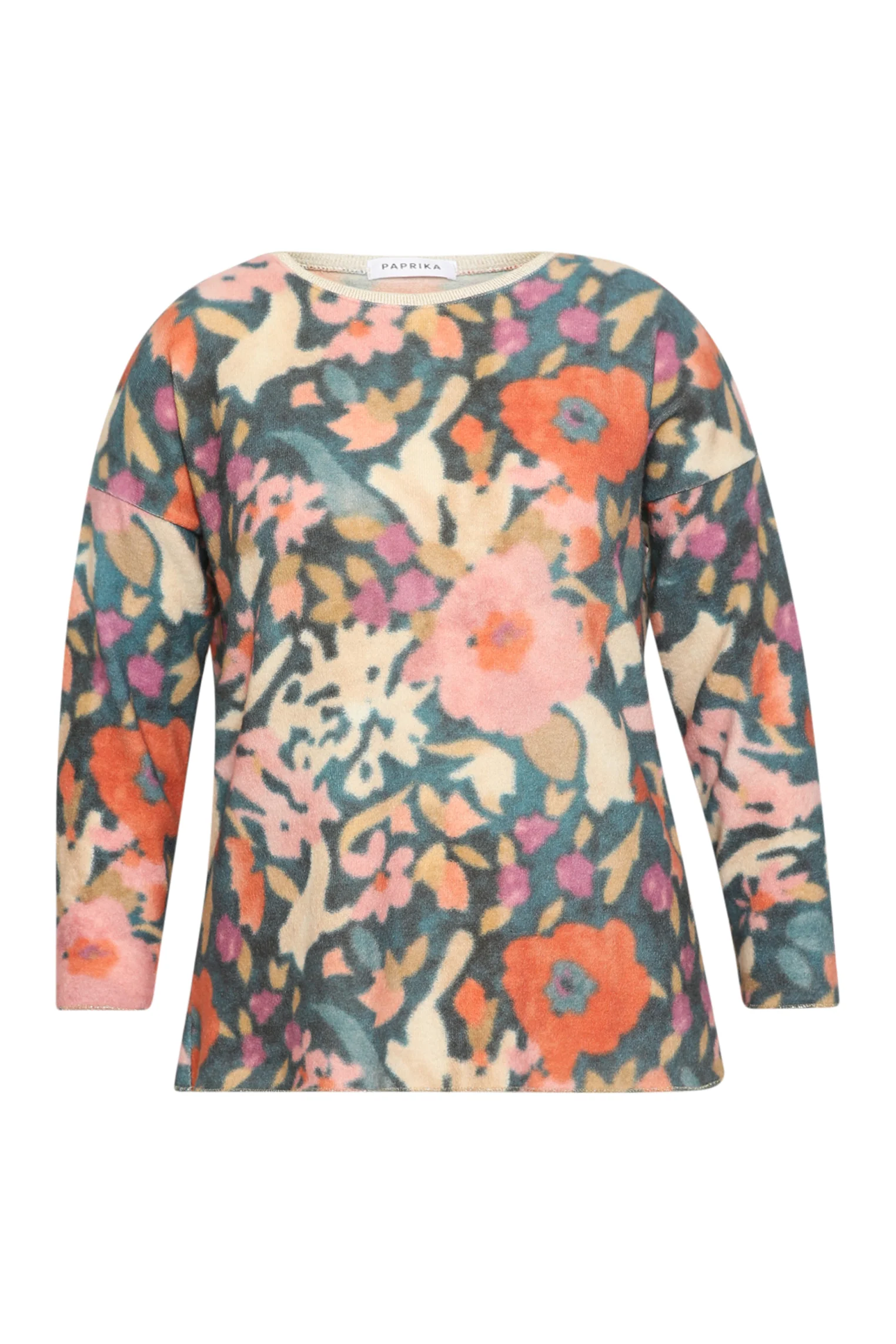 T-shirt maille chaude imprimé fleuri - Image 8