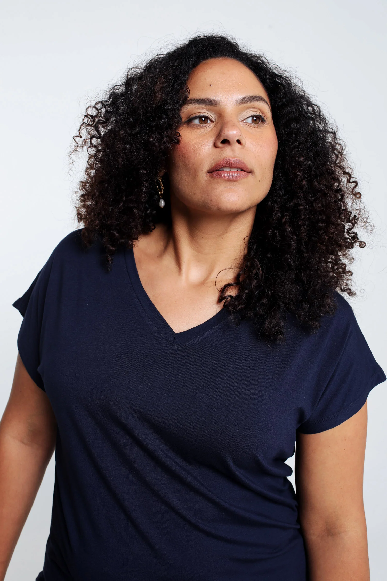 T-shirt uni en viscose - Image 16