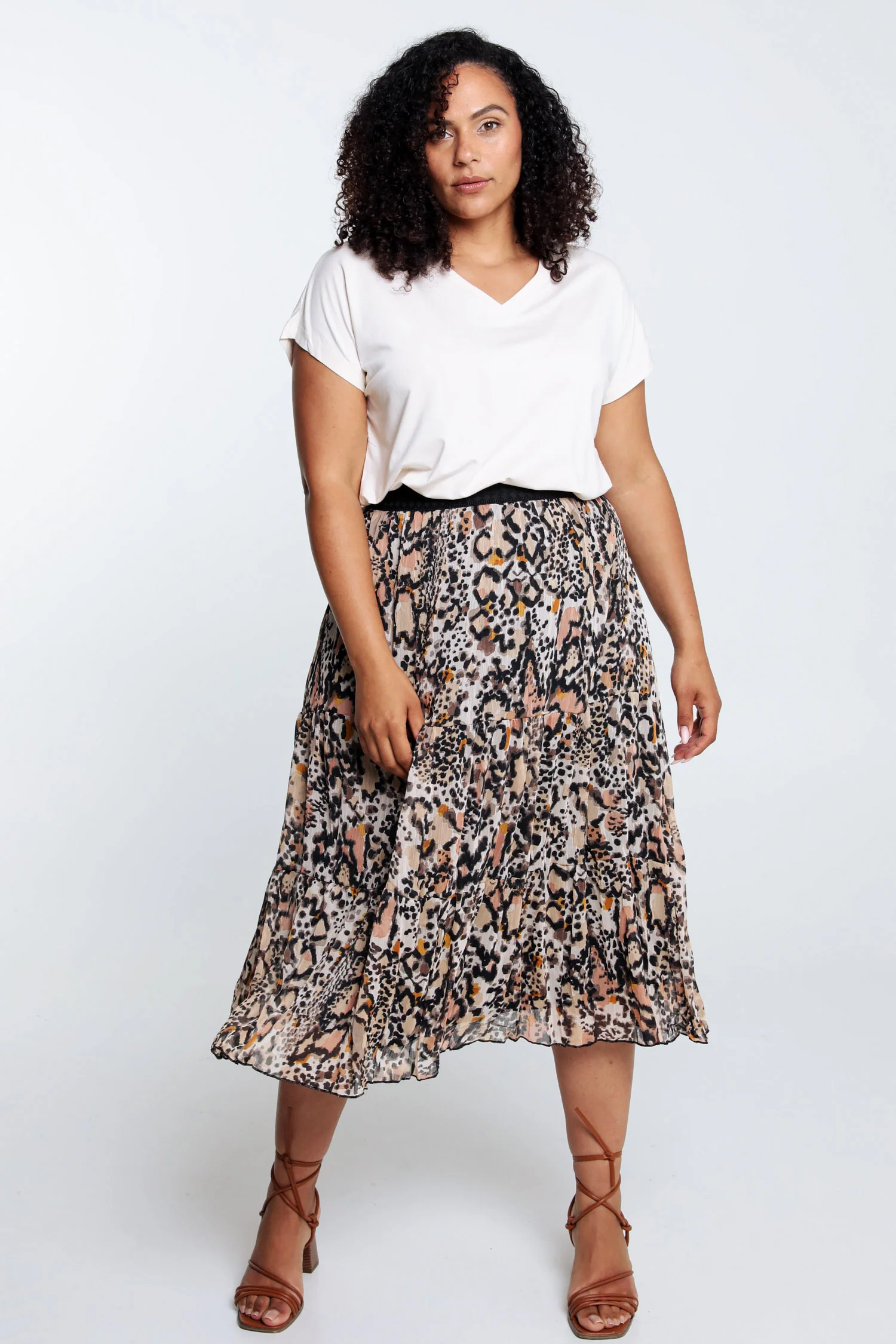 T-shirt uni en viscose - Image 9