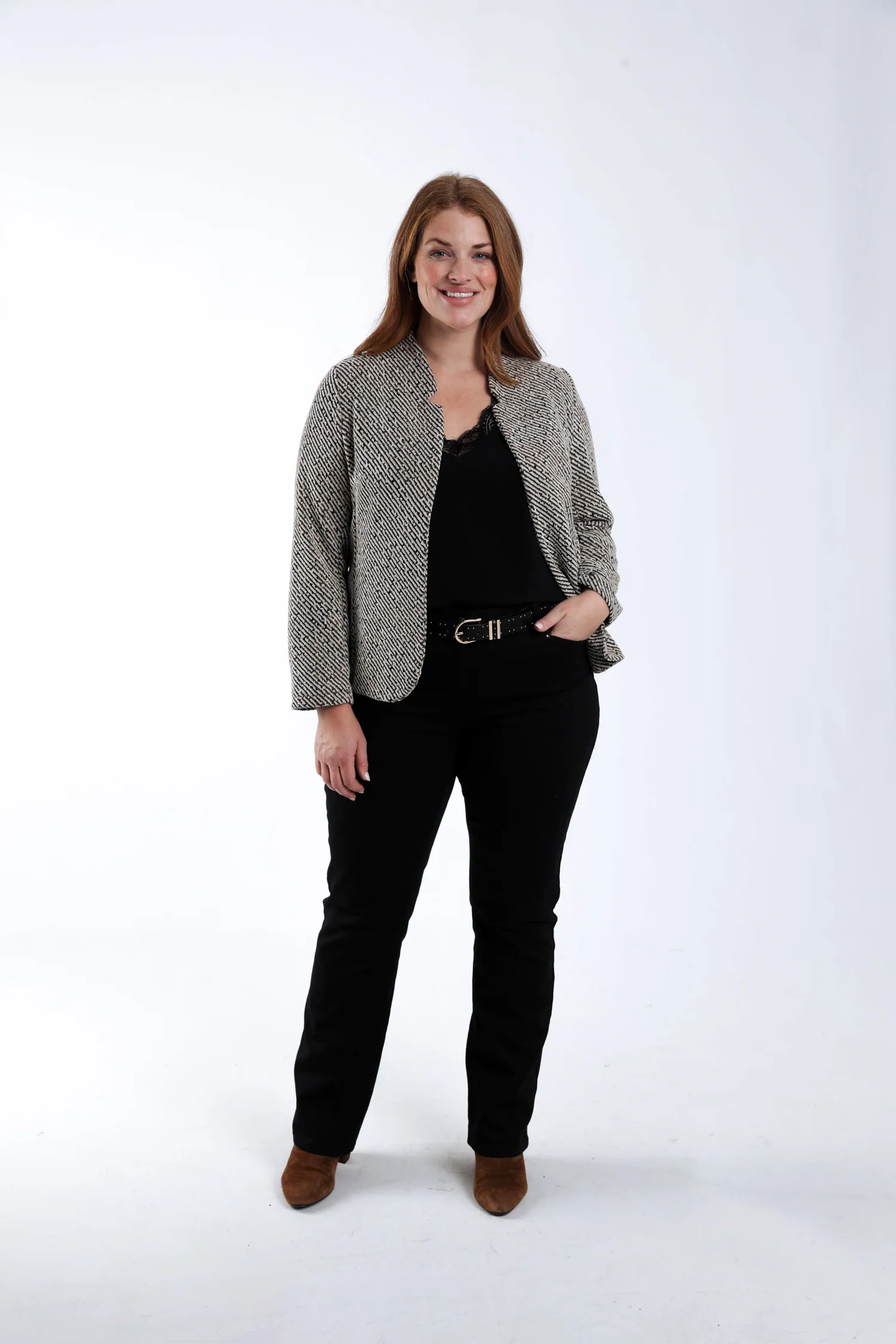 Top uni avec dentelle - Image 6