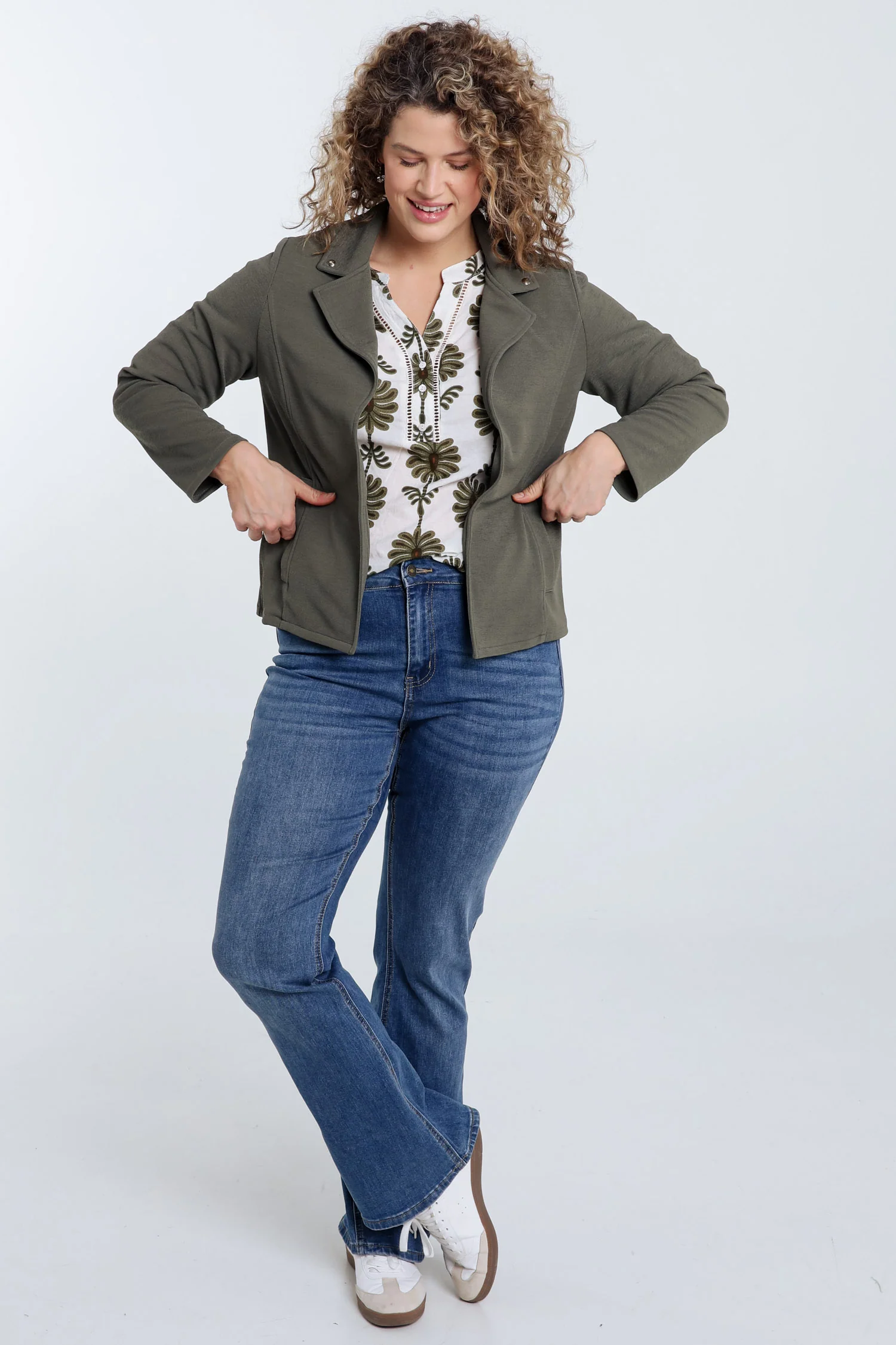 Veste biker unie - Image 8