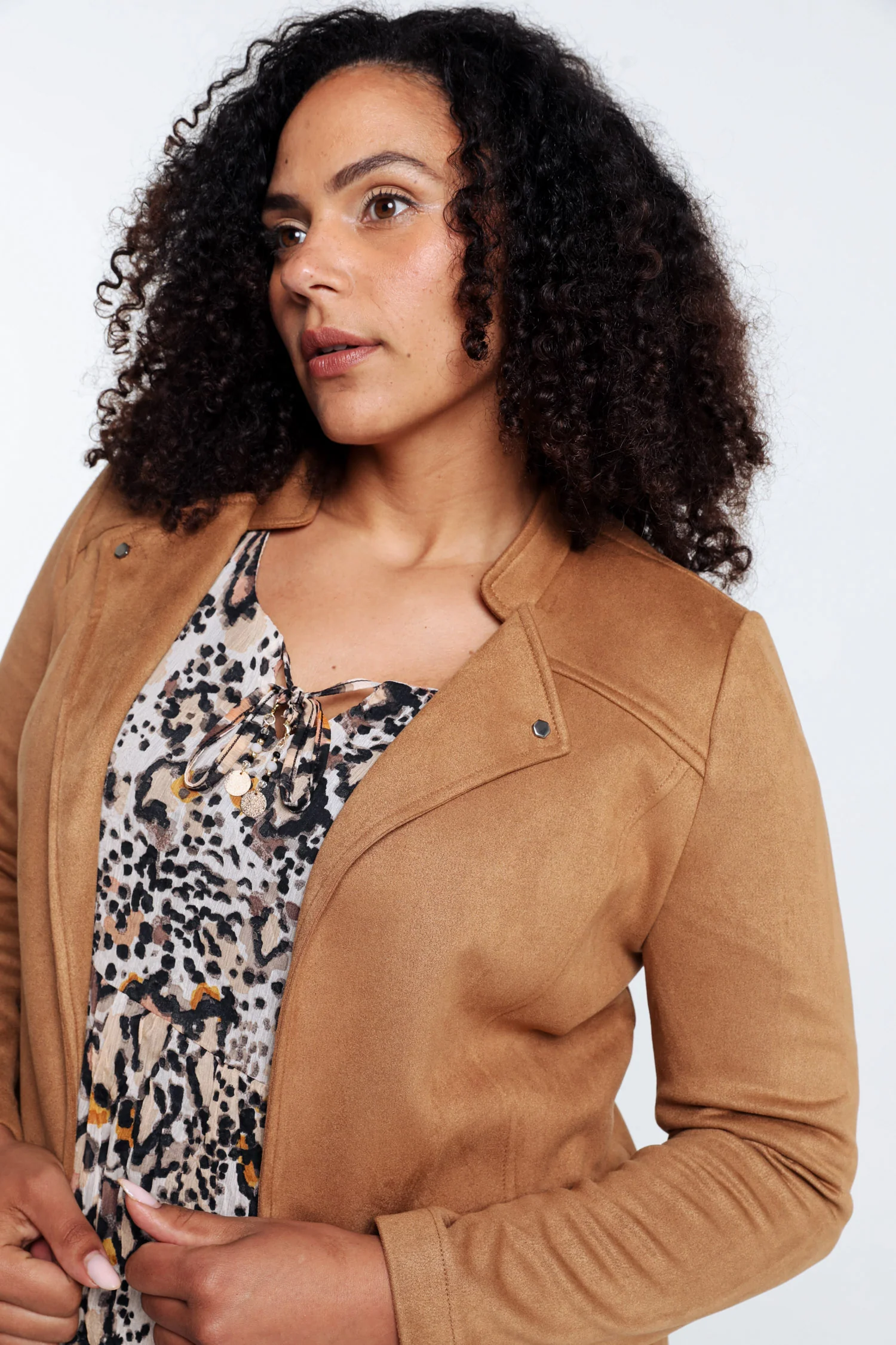 Veste effet suédine - Image 26
