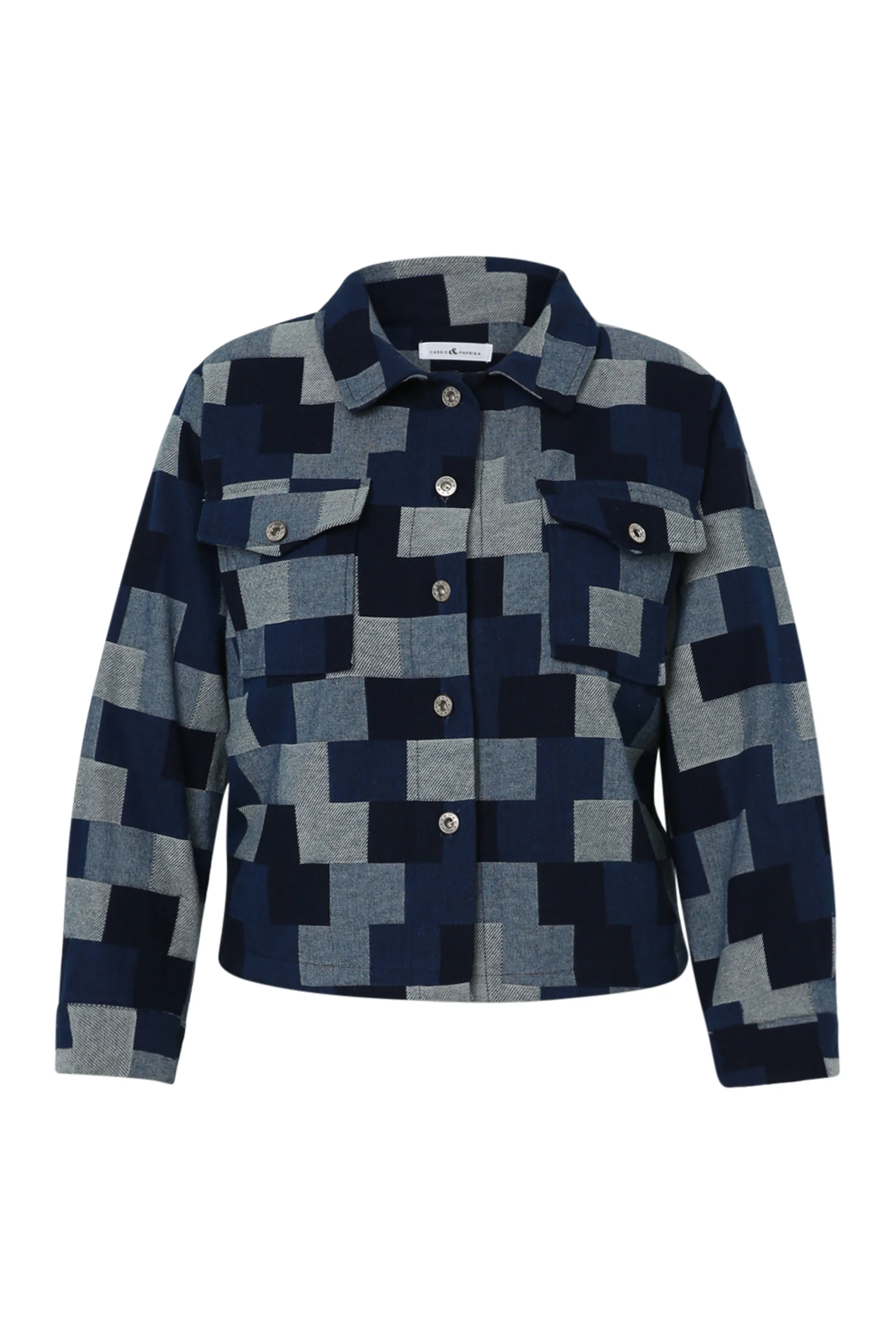 Veste en jeans dessin patch - Image 10