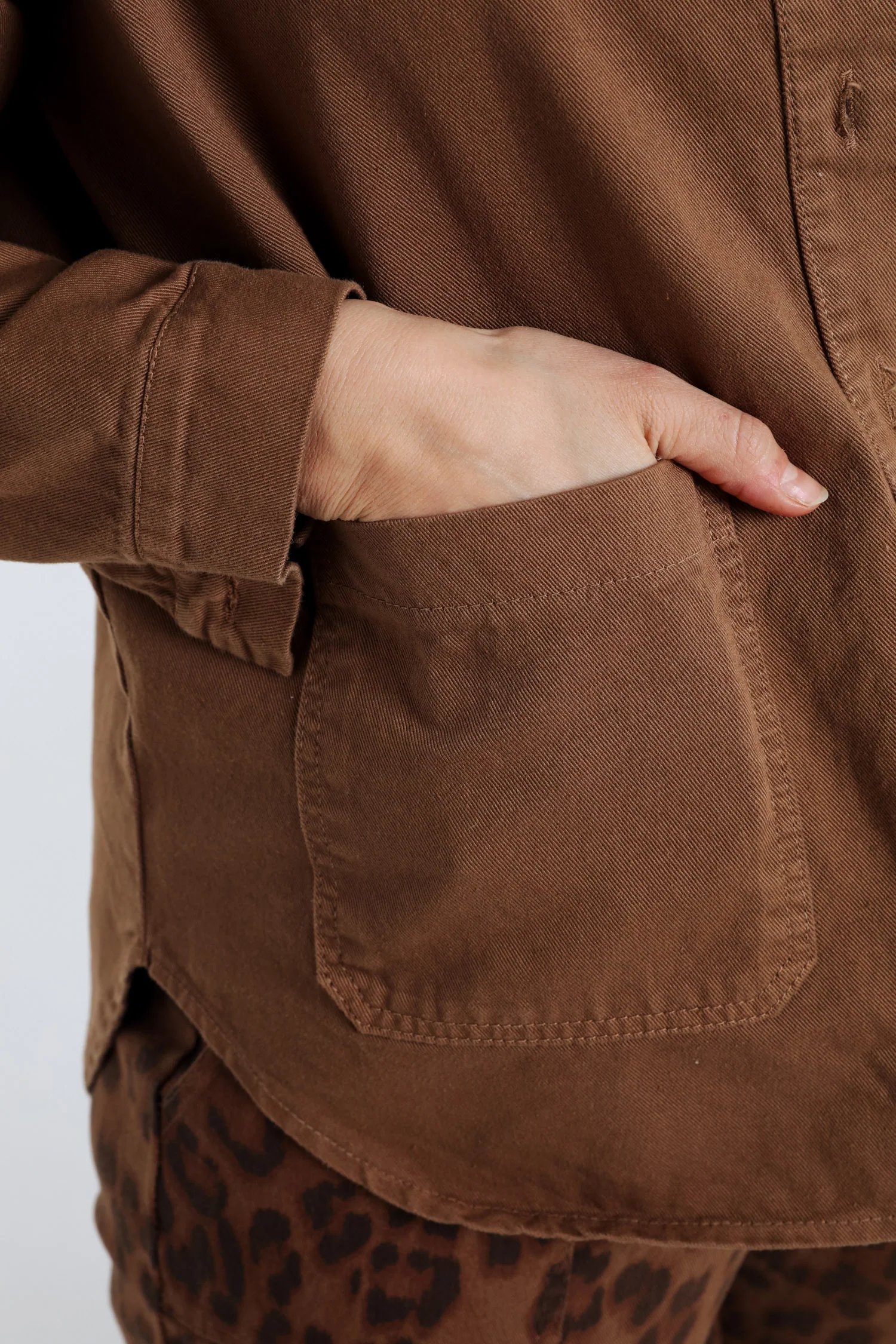 Veste en jeans unie - Image 4