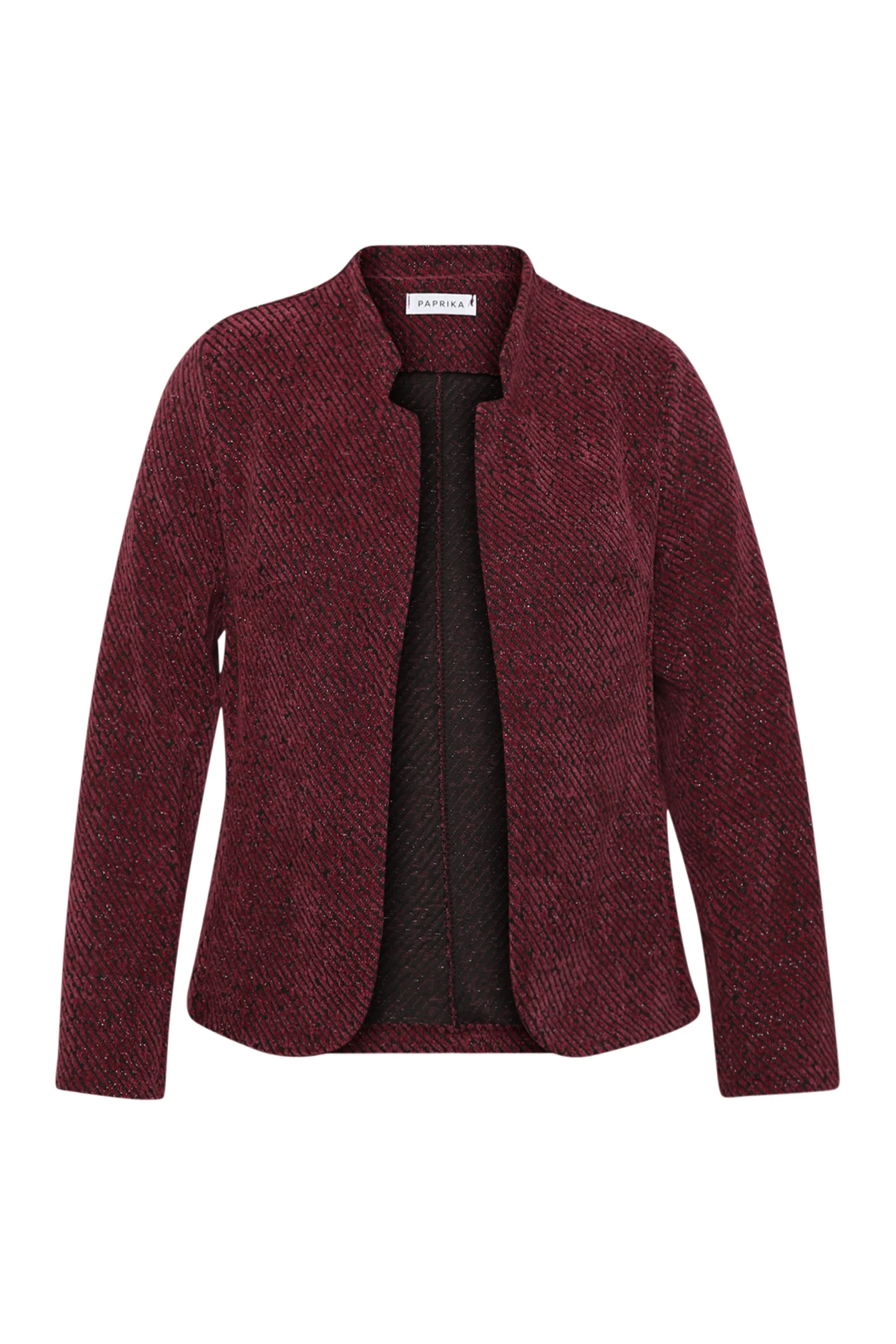 Veste jacquard bicolore avec lurex - Image 7