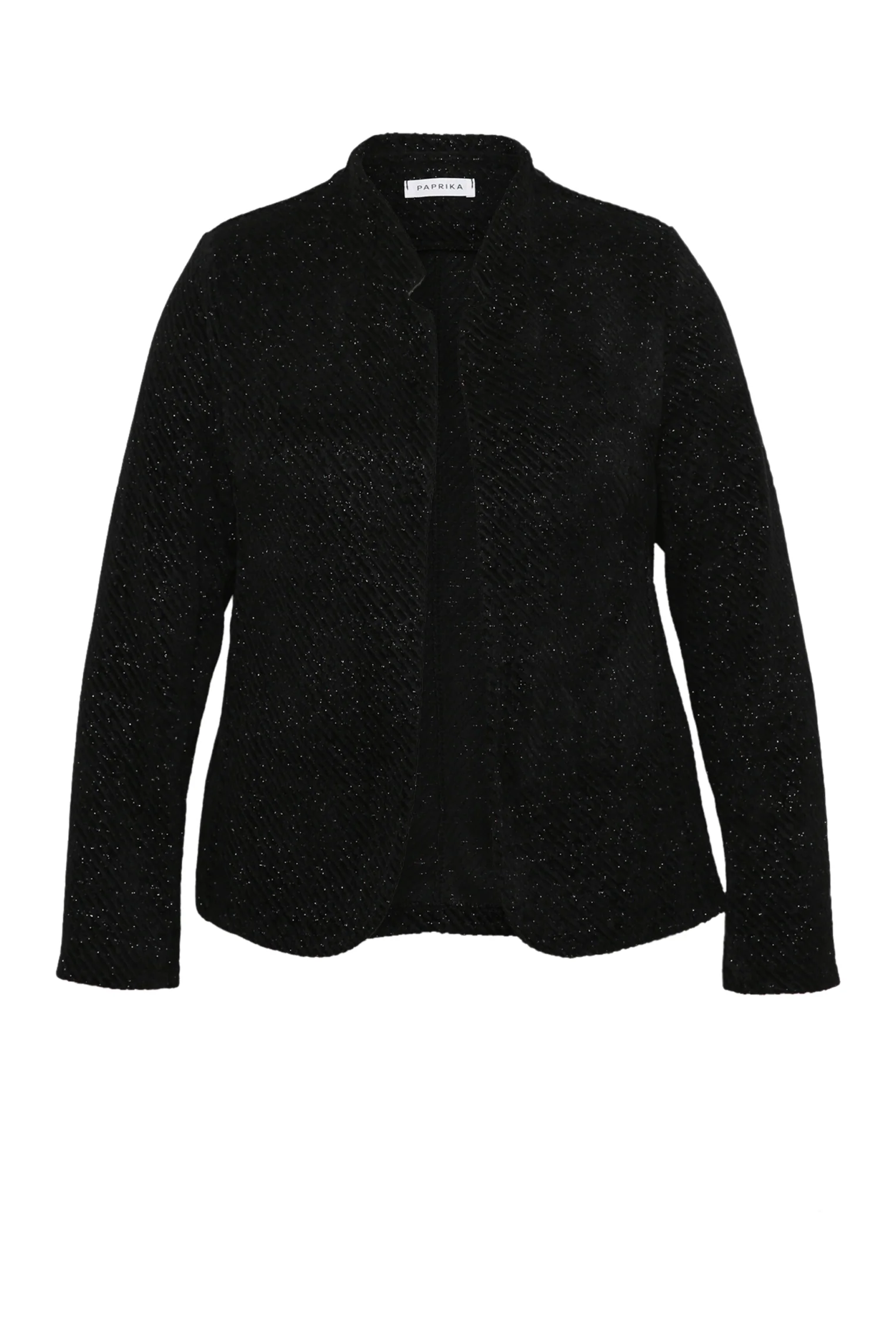 Veste jacquard bicolore avec lurex - Image 8