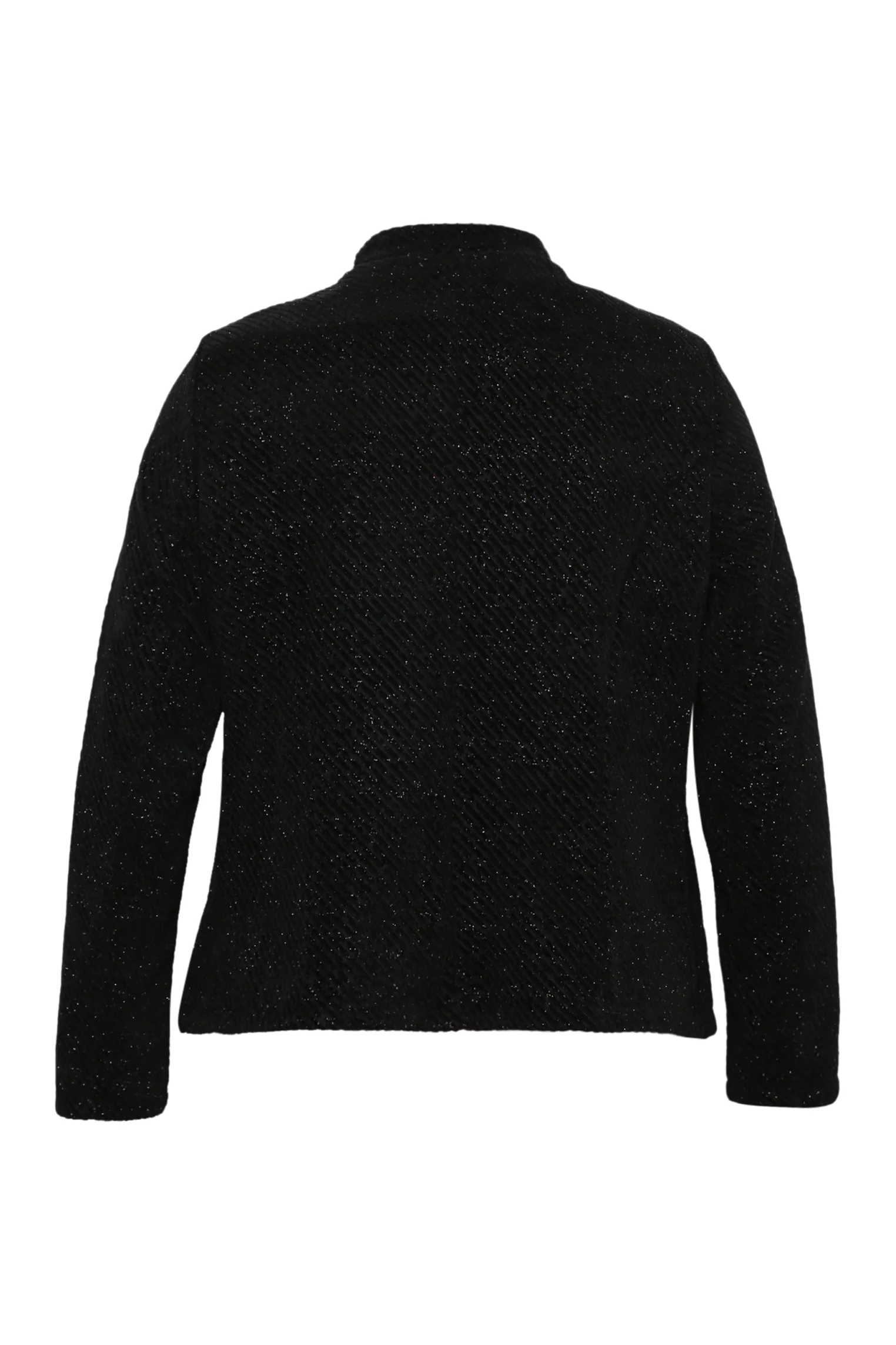 Veste jacquard bicolore avec lurex - Image 9