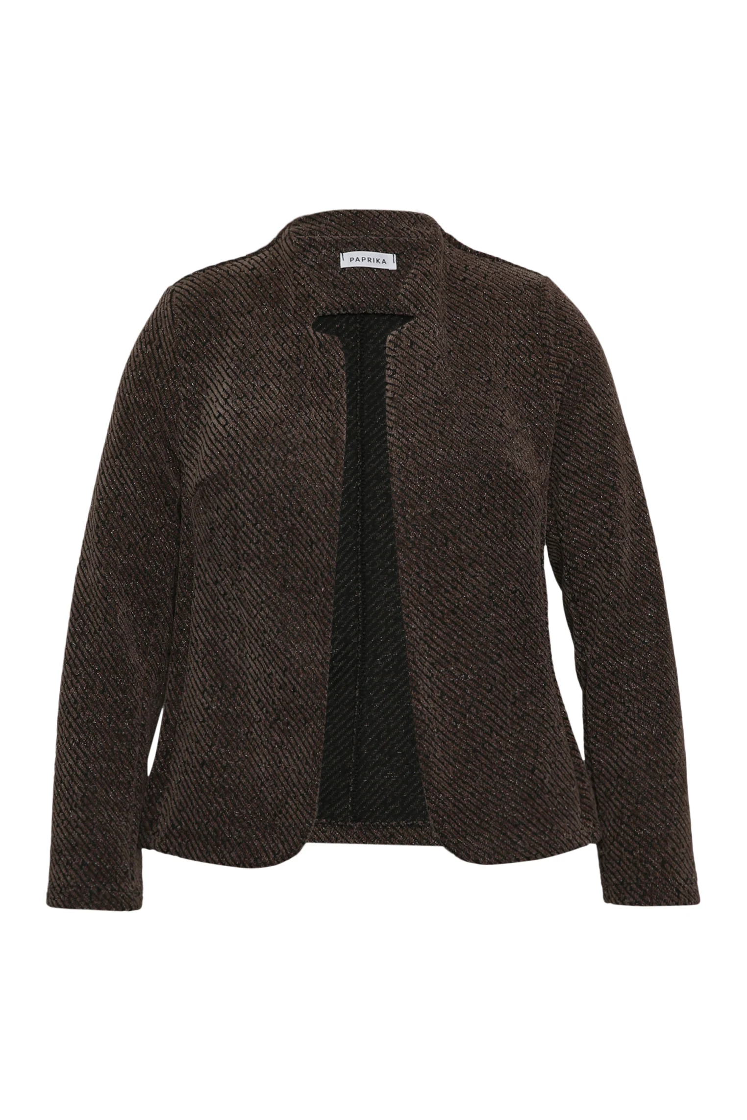 Veste jacquard bicolore avec lurex - Image 10