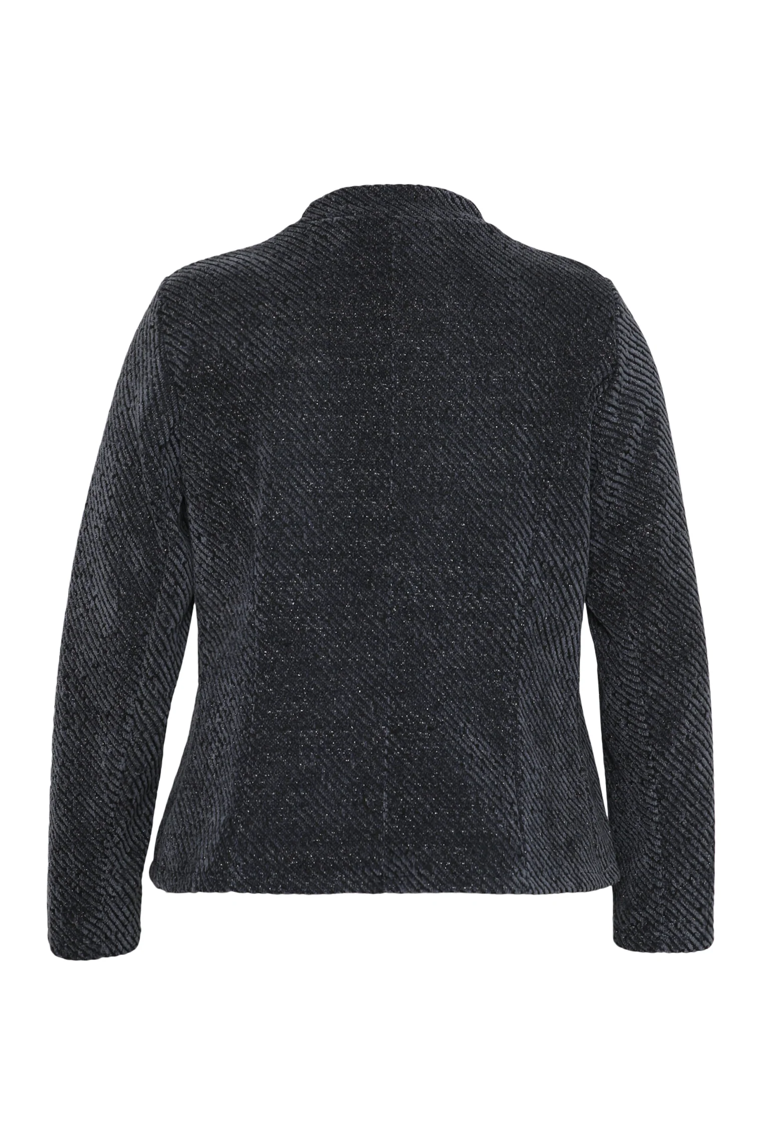 Veste jacquard bicolore avec lurex - Image 10
