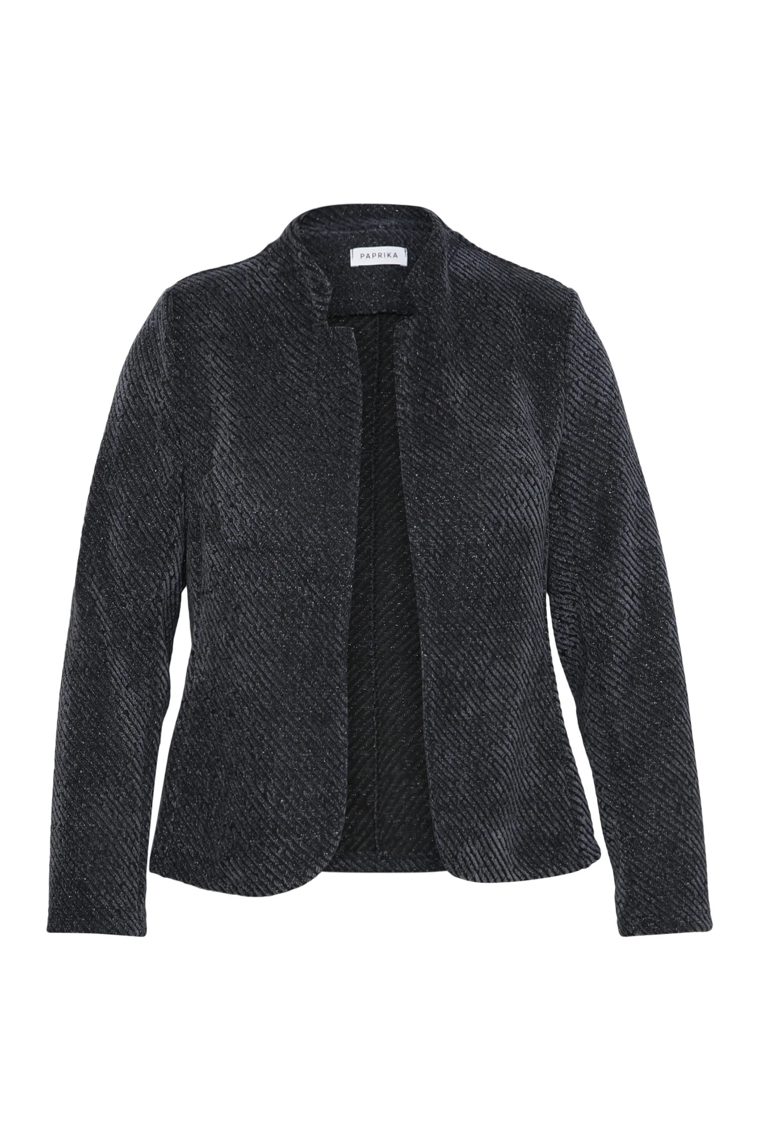 Veste jacquard bicolore avec lurex - Image 9