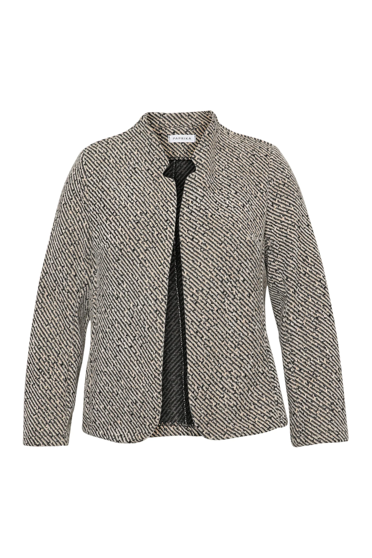 Veste jacquard bicolore avec lurex - Image 8