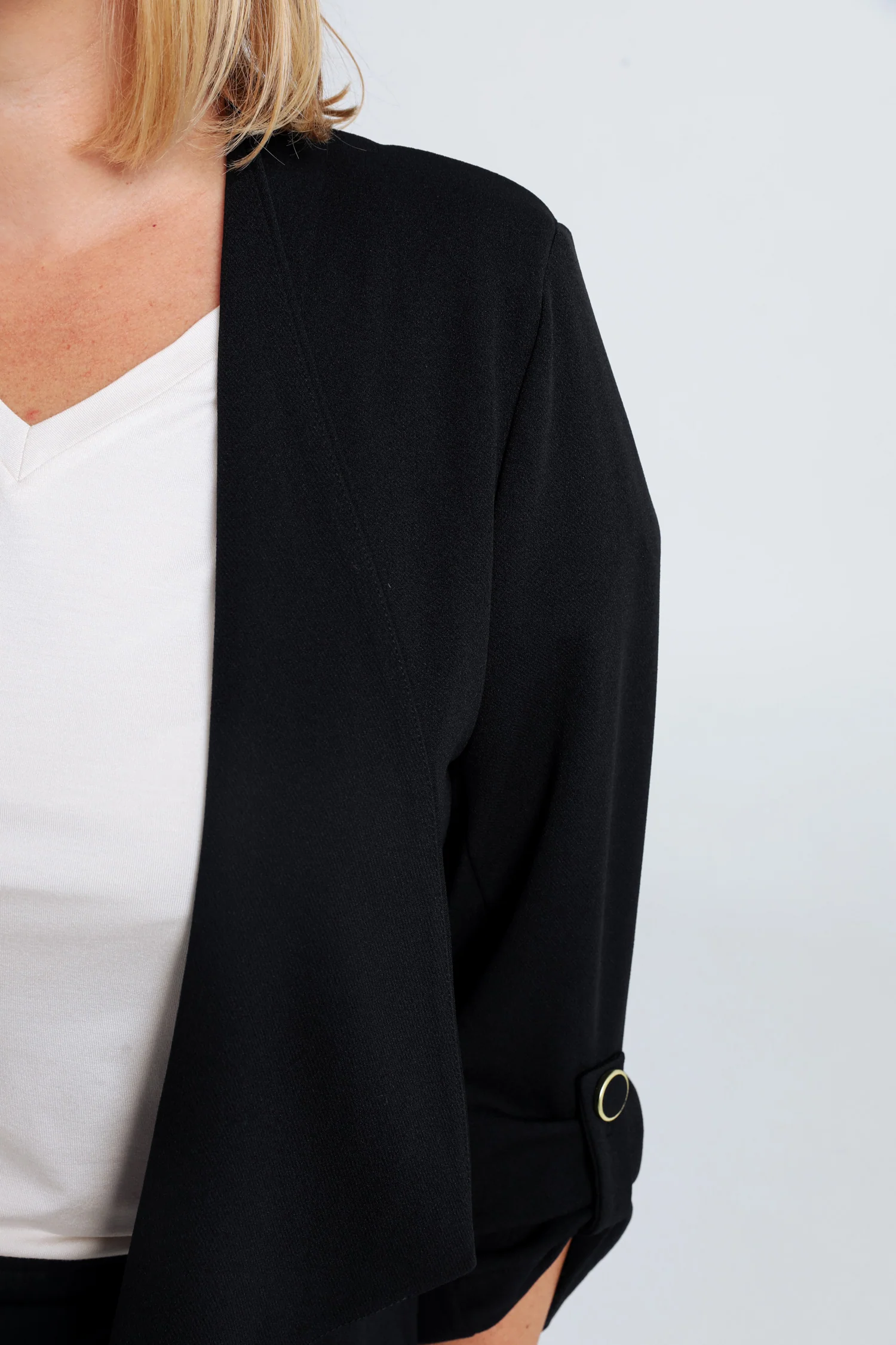Veste unie avec manches retroussables - Image 35