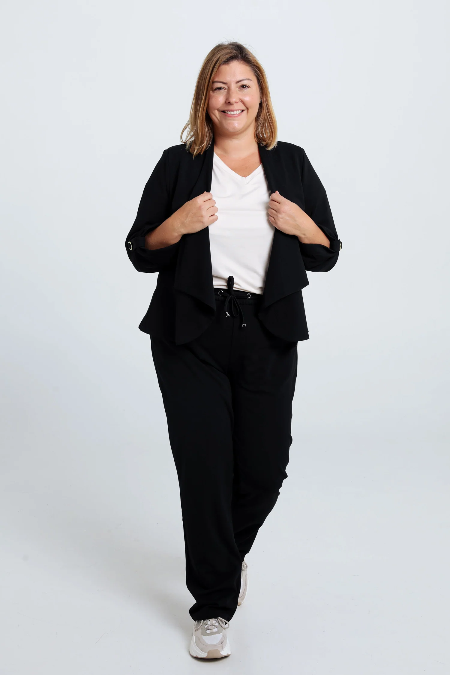 Veste unie avec manches retroussables - Image 38